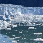 Doris-calving-glacier